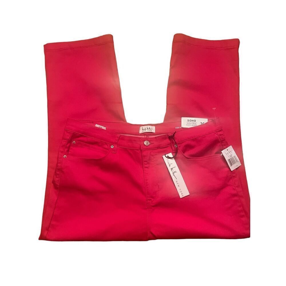 Nicole Miller SoHo high rise kick boot pants NWT sz 16